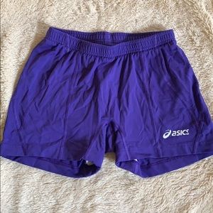 Aasics spandex shorts